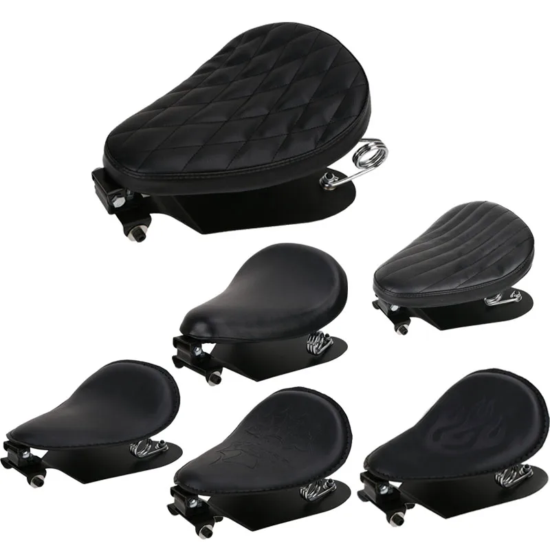 Motorcycle Driver Solo Seat Cushion & Black Baseplate & 3" Spring & Mount Bracket Kit For Harley Sportster Yamaha Kawasaki Honda
Motorcycle Driver Solo Seat Cushion & Black Baseplate & 3" Spring & Mount Bracket Kit For Harley Sportster Yamaha Kawasaki Honda