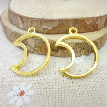 85 pcs Charms Moon Pendant Gold color Zinc Alloy Fit Bracelet Necklace DIY Metal Jewelry Findings
85 pcs Charms Moon Pendant Gold color Zinc Alloy Fit Bracelet Necklace DIY Metal Jewelry Findings