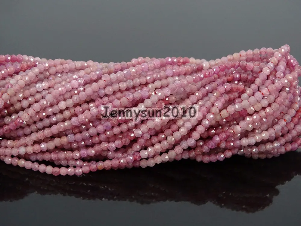 Grade AAA Brilliant Cut Shining Natural R-uby Gems Stones 2mm Faceted Round Beads 15" Jewelry Making 2 Strands/Pack
Grade AAA Brilliant Cut Shining Natural R-uby Gems Stones 2mm Faceted Round Beads 15" Jewelry Making 2 Strands/Pack