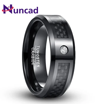 Nuncad Black Carbon Fiber Oblique Angle Tungsten Steel Men Electroplated Polished Crystal Wedding band Female Jewelry hot sell
Nuncad Black Carbon Fiber Oblique Angle Tungsten Steel Men Electroplated Polished Crystal Wedding band Female Jewelry hot sell