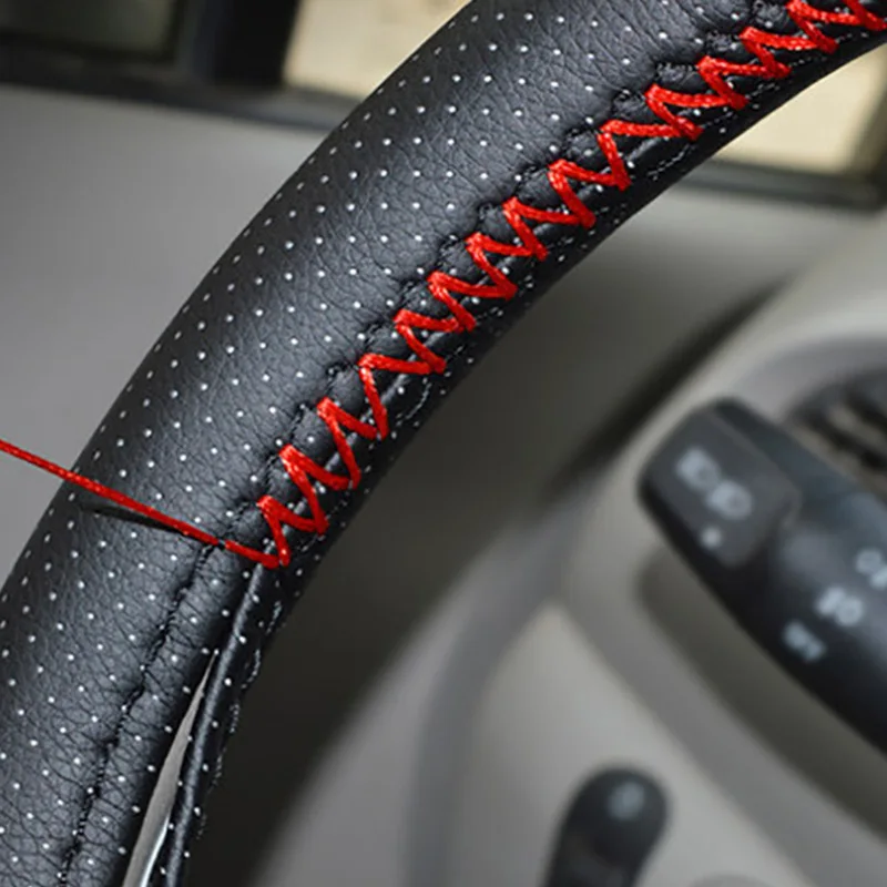 New Braid On Steering Wheel Car Steering Wheel Cover With Needles and Thread Artificial leather Diameter 36cm/38cm/40cm
New Braid On Steering Wheel Car Steering Wheel Cover With Needles and Thread Artificial leather Diameter 36cm/38cm/40cm