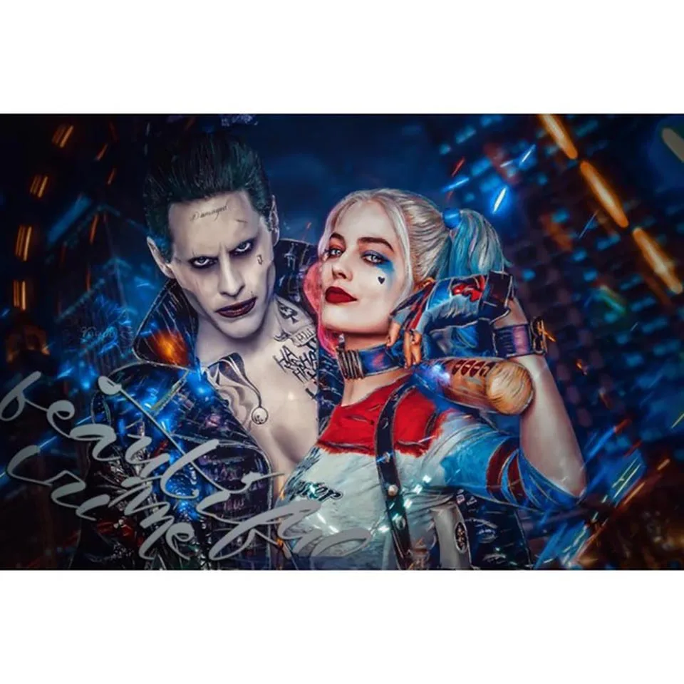 5d Embroidery DIY Diamond Wall Art Suicide Squad Movie Painting Cross Stitch Picture Full Square Drill Handmade Home Decoration
5d Embroidery DIY Diamond Wall Art Suicide Squad Movie Painting Cross Stitch Picture Full Square Drill Handmade Home Decoration