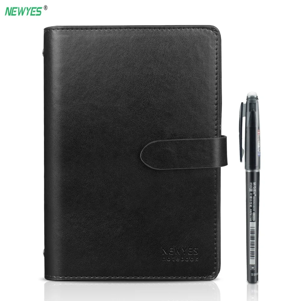 NEWYES A6 Black Leather Smart Reusable Erasable Notebook Microwave Wave Cloud Erase Paper Notepad Office School Supplies Gift
NEWYES A6 Black Leather Smart Reusable Erasable Notebook Microwave Wave Cloud Erase Paper Notepad Office School Supplies Gift