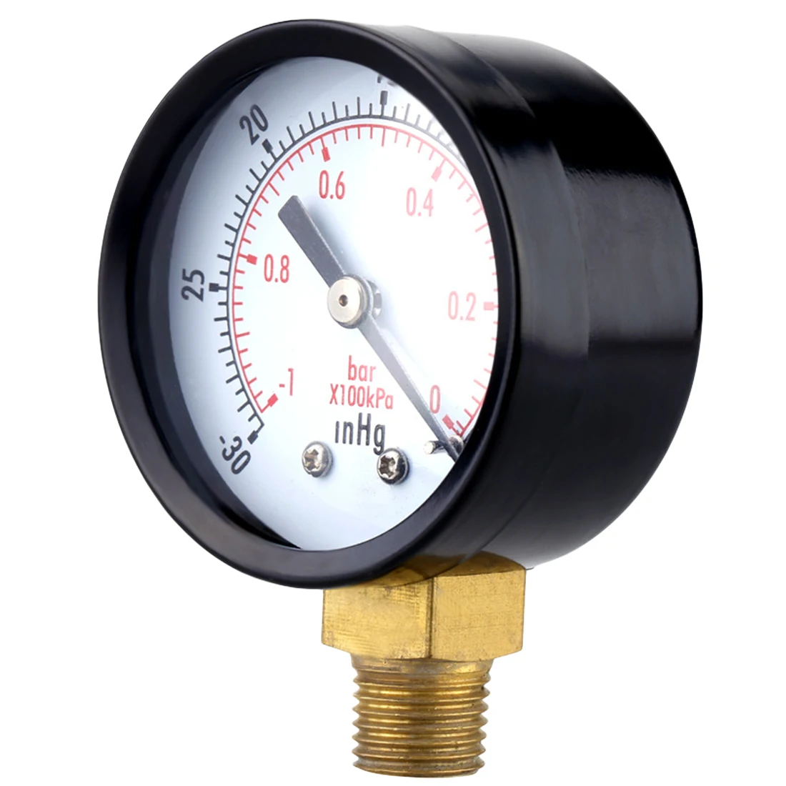 Dry Utility Vacuum Pressure Gauge Steel 1/4" NPT Lower Mount -30HG/0PSI TS50-1+1Copper Alloy Dual Scale PSI
Dry Utility Vacuum Pressure Gauge Steel 1/4" NPT Lower Mount -30HG/0PSI TS50-1+1Copper Alloy Dual Scale PSI