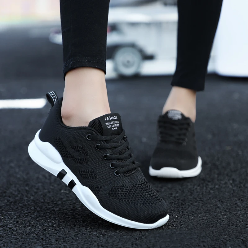 Fashion Sneakers Women 2019 Flyknit Breathable Women Shoes Zapatos De Mujer Ultra Light Shoes Women Black Shoes 2019 Summer New
Fashion Sneakers Women 2019 Flyknit Breathable Women Shoes Zapatos De Mujer Ultra Light Shoes Women Black Shoes 2019 Summer New