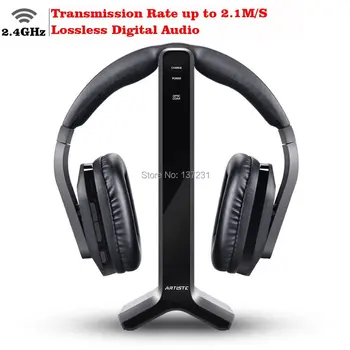 ARTISTE D1 Wireless TV Headphone 2.4GHz Digital Transmitter Charging Dock Multiple Headphones Connection Optical Coaxial RCA
ARTISTE D1 Wireless TV Headphone 2.4GHz Digital Transmitter Charging Dock Multiple Headphones Connection Optical Coaxial RCA