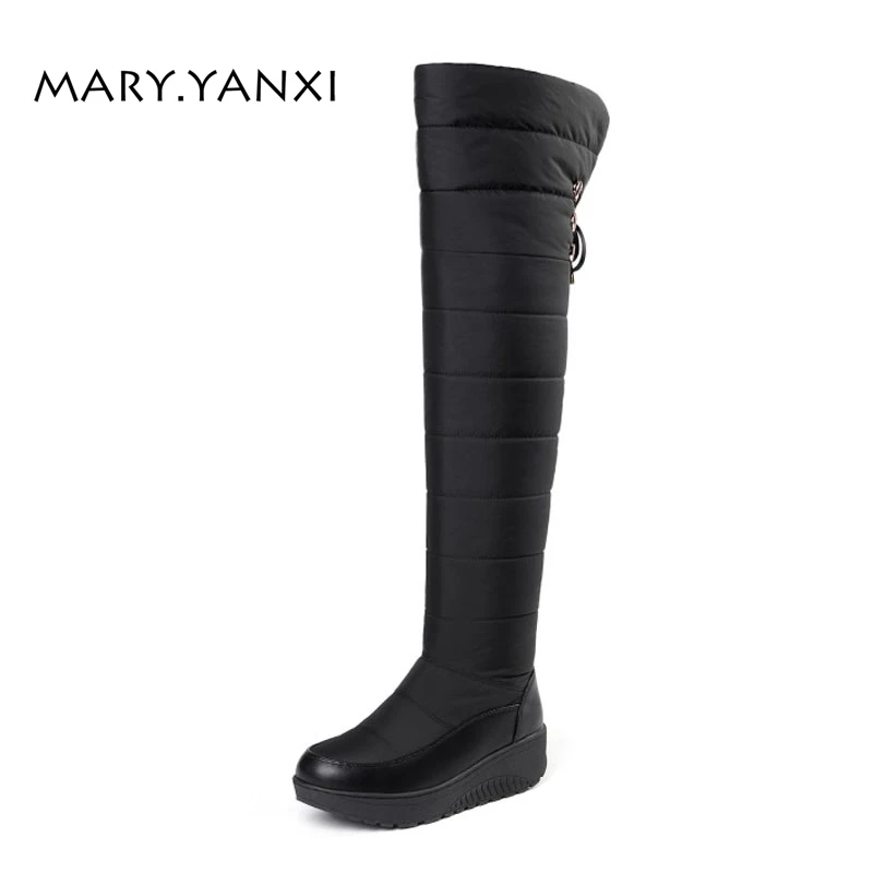 Winter Women Big Size Shoes Over the Knee Long Down Snow Boots Round Toe Wedges Heesl Solid Plush Worm Platform Fashion Lace-up
Winter Women Big Size Shoes Over the Knee Long Down Snow Boots Round Toe Wedges Heesl Solid Plush Worm Platform Fashion Lace-up