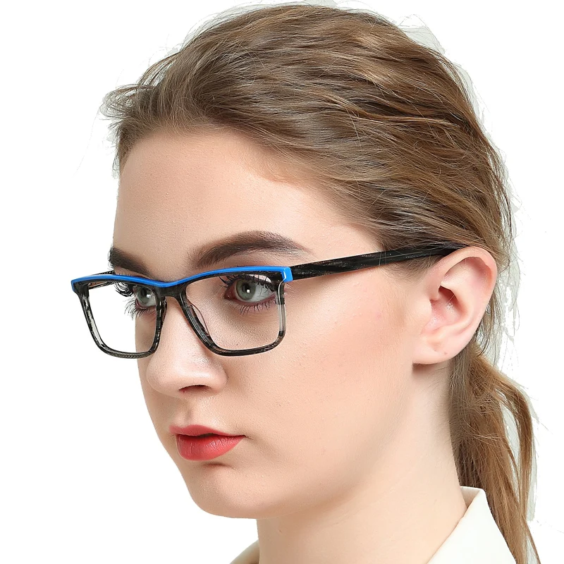 Office Anti Blue Light Computer Spectacles Frames Textured Myopia Prescription Optical Eyeglasses Frame Femme MARE AZZURO OC7117
Office Anti Blue Light Computer Spectacles Frames Textured Myopia Prescription Optical Eyeglasses Frame Femme MARE AZZURO OC7117
