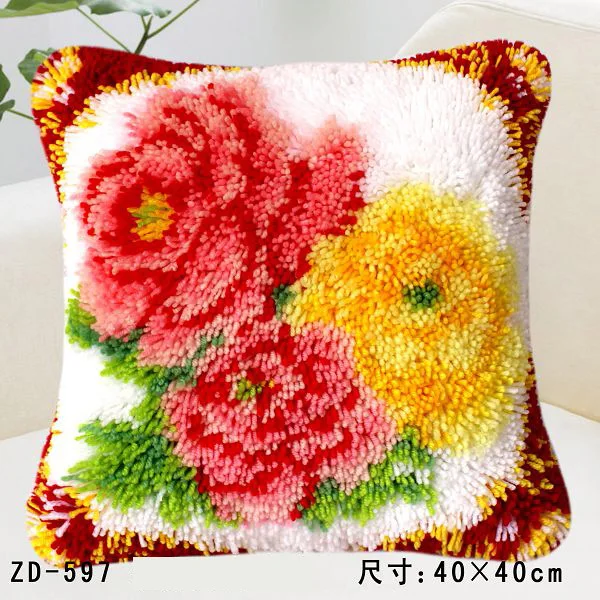 ZD597 Pillow Cushion Latch Hook Kit Embroidery DIY Craft Cross Stitch Needlework Embroidery Counted Cross-Stitching Kit Set
ZD597 Pillow Cushion Latch Hook Kit Embroidery DIY Craft Cross Stitch Needlework Embroidery Counted Cross-Stitching Kit Set