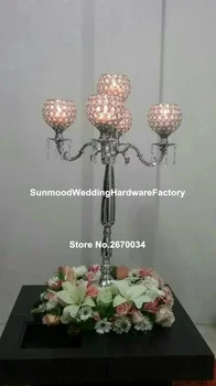 about 20 days sent out order )crystal and metal wedding candelabra centerpiece for table decoration
about 20 days sent out order )crystal and metal wedding candelabra centerpiece for table decoration