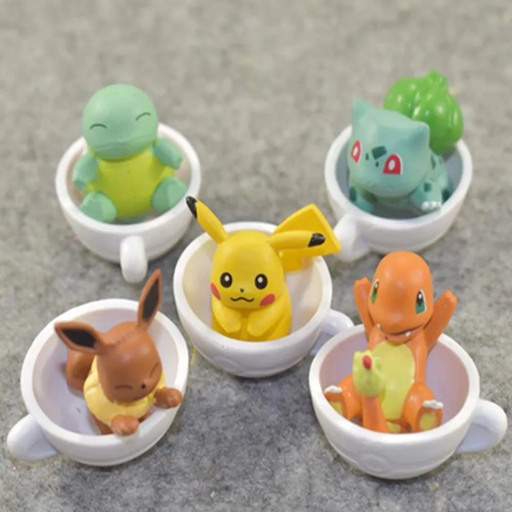 1 pcs Cartoon Mini Pet Cup Charmander Bulbasaur Squirtle Eevee Action Figures Collection PVC Model Kid Gift Toy
1 pcs Cartoon Mini Pet Cup Charmander Bulbasaur Squirtle Eevee Action Figures Collection PVC Model Kid Gift Toy