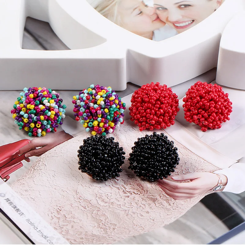 2019 Fashion Handmade Rainbow Rice Beads Flower Drop Earrings for Women Colour Small Summer Korean Cute Trendy Jewelry Gifts
2019 Fashion Handmade Rainbow Rice Beads Flower Drop Earrings for Women Colour Small Summer Korean Cute Trendy Jewelry Gifts
