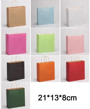21*13*8cm Fast Free shipping . Wholesale 16 colors Kraft paper bag,shopping Festival gift bag,(300piece\lot)
21*13*8cm Fast Free shipping . Wholesale 16 colors Kraft paper bag,shopping Festival gift bag,(300piece\lot)
