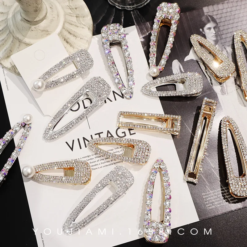 Rehinstone Hairpin For Women Punk Geometric Infinite Hair Clips Hairwear Bridal 2019 New Fashion Jewelry Accessories
Rehinstone Hairpin For Women Punk Geometric Infinite Hair Clips Hairwear Bridal 2019 New Fashion Jewelry Accessories