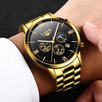 LIGE Watch Men Waterproof Casual Luxury Brand Quartz Military Sport Watch Business Clock Men Wristwatches Relogio Masculino+Box
LIGE Watch Men Waterproof Casual Luxury Brand Quartz Military Sport Watch Business Clock Men Wristwatches Relogio Masculino+Box