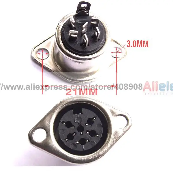 10PCS 3/4/5/6/7/8 PIN DIN Female Socket Hulled Panel Mount Connectors Soldering iron DINs
10PCS 3/4/5/6/7/8 PIN DIN Female Socket Hulled Panel Mount Connectors Soldering iron DINs