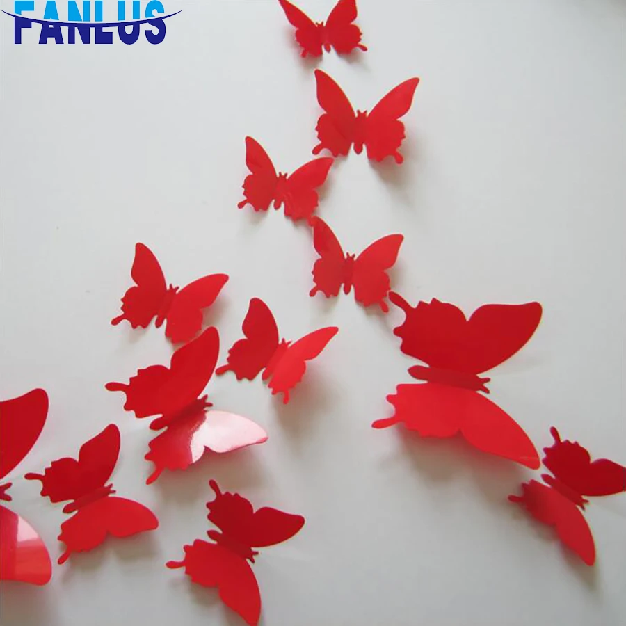 New Arrive 3D Creative Pink Butterfly Wall Stickers PVC Flower Butterfly Wall Stickers Home Decor DIY Children's Room
New Arrive 3D Creative Pink Butterfly Wall Stickers PVC Flower Butterfly Wall Stickers Home Decor DIY Children's Room