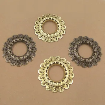 30mm Vintage Filigree Flower Charms Blanks Metal Bu Yao Hair Sticks Jewelry Accessories Findings Multi-color Plated
30mm Vintage Filigree Flower Charms Blanks Metal Bu Yao Hair Sticks Jewelry Accessories Findings Multi-color Plated