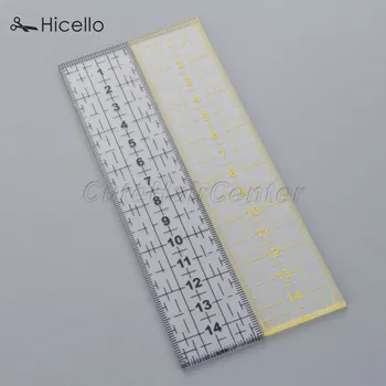 Sewing Patchwork Ruler Transparent Acrylic 15*3*0.3cm Black/Yellow Patch Foot Rectangle DIY Sewing Measure Accessory Hicello
Sewing Patchwork Ruler Transparent Acrylic 15*3*0.3cm Black/Yellow Patch Foot Rectangle DIY Sewing Measure Accessory Hicello