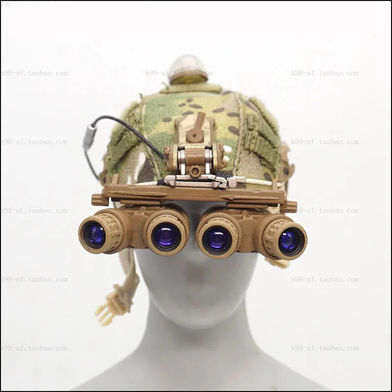 1/6 Scale Delta Special Forces Night Vision Helmet Outdoor Camouflage Style Static Military Models Soldier Accessories
1/6 Scale Delta Special Forces Night Vision Helmet Outdoor Camouflage Style Static Military Models Soldier Accessories