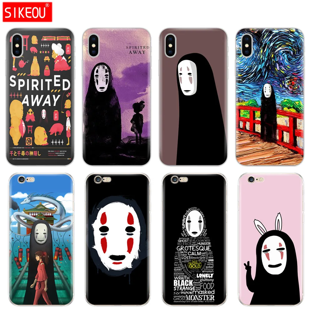 Silicone Cover Phone Case For Iphone 6 X 8 7 6s 5 5s SE Plus 10 XR XS Max Case Spirited Away no face
Silicone Cover Phone Case For Iphone 6 X 8 7 6s 5 5s SE Plus 10 XR XS Max Case Spirited Away no face