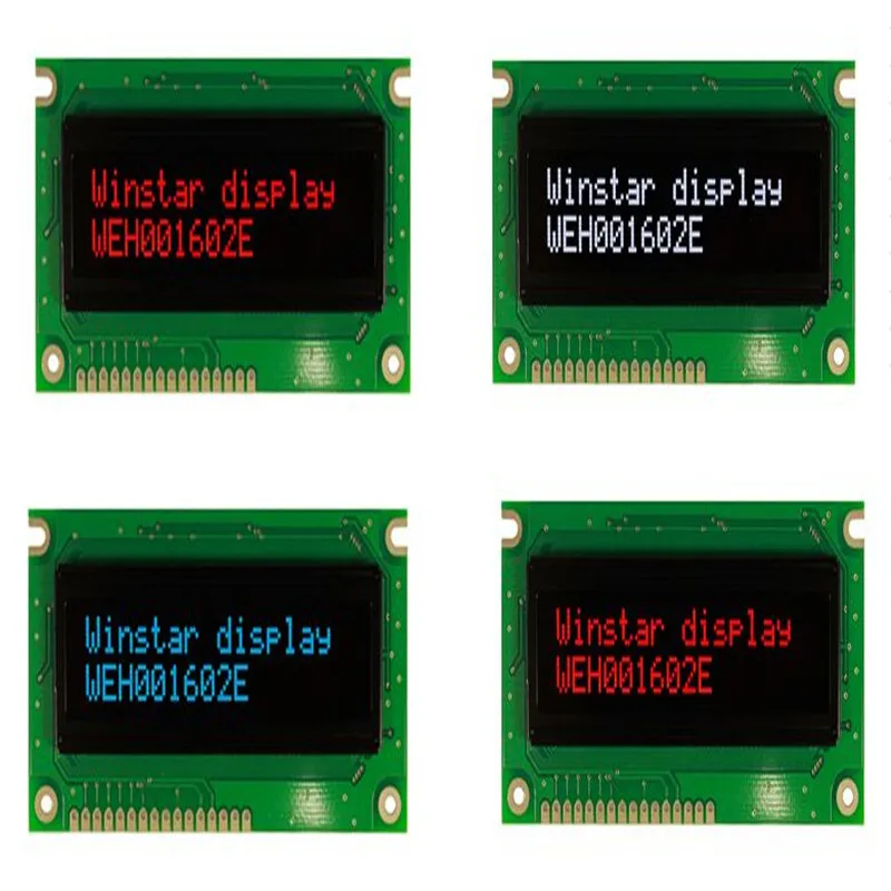 WEH001602E Winstar 16x2 символьный OLED-дисплей с низким энергопотреблением, заменяющий существующий STN-символьный дисплей или новый и оригинальный
WEH001602E Winstar 16x2 символьный OLED-дисплей с низким энергопотреблением, заменяющий существующий STN-символьный дисплей или новый и оригинальный