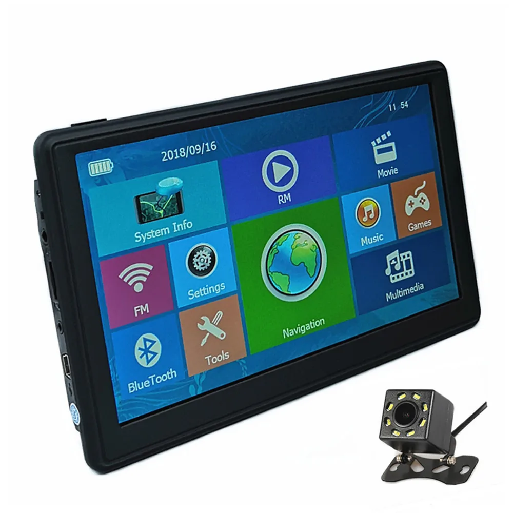 Car GPS Navigation 7" Capacitive screen 128M/8G Sat nav free maps,Optional Bluetooth AV-IN & Rearview camera
Car GPS Navigation 7" Capacitive screen 128M/8G Sat nav free maps,Optional Bluetooth AV-IN & Rearview camera
