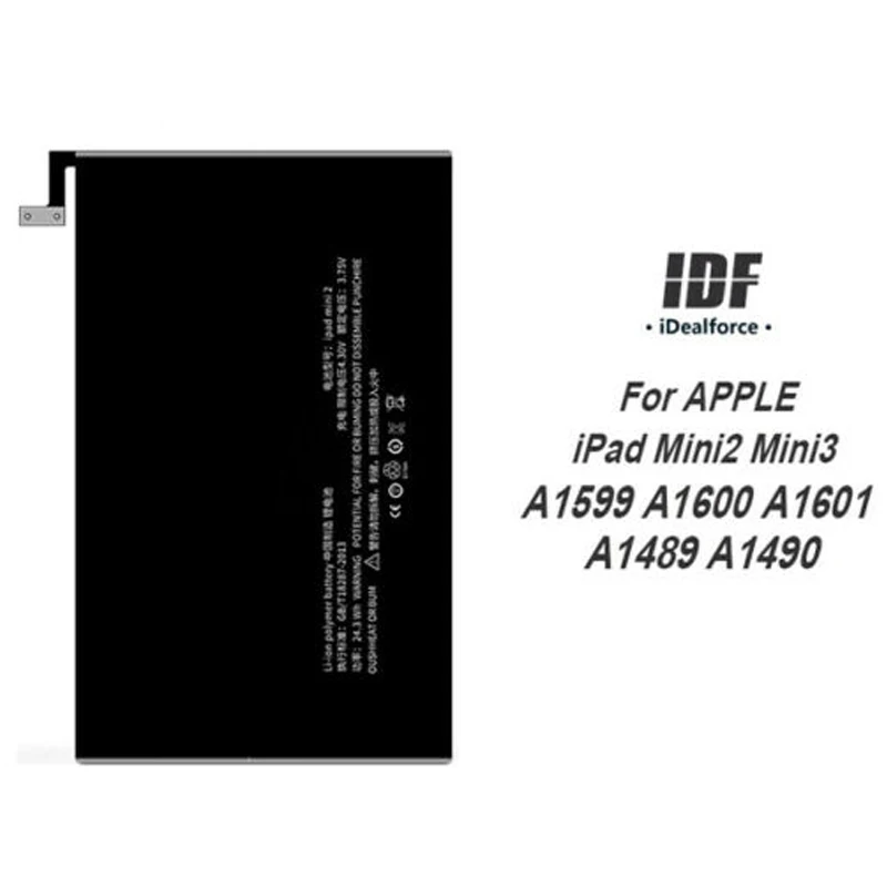 High Quality Internal Li-ion Battery Replacement For iPAD Mini 2 / 3 Tablet Batteries tool kit A1599 A1600 A1601 A1489 A1490
High Quality Internal Li-ion Battery Replacement For iPAD Mini 2 / 3 Tablet Batteries tool kit A1599 A1600 A1601 A1489 A1490