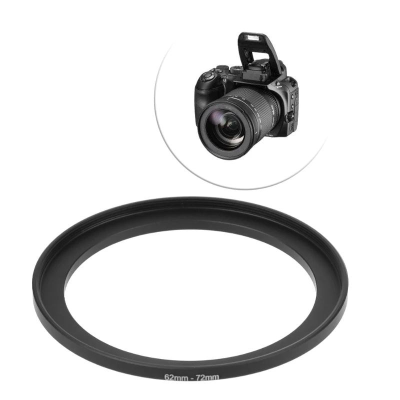 62mm To 72mm Metal Step Up Rings Lens Adapter Filter Camera Tool Accessories New