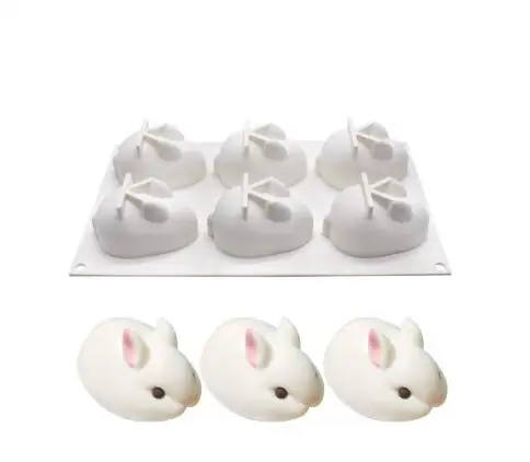 Silicone mold Easter Rabbit Decorative Chocolate fondant cake molds Ice cream mousse cake mold Dessert Baking Silica Gel Mold
Silicone mold Easter Rabbit Decorative Chocolate fondant cake molds Ice cream mousse cake mold Dessert Baking Silica Gel Mold