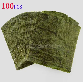 100Pcs Set High Quality Sushi Nori Seaweed, Sushi Seaweed Snack, Green food seaweed nori sushi dried wholesale Free Shipping
100Pcs Set High Quality Sushi Nori Seaweed, Sushi Seaweed Snack, Green food seaweed nori sushi dried wholesale Free Shipping