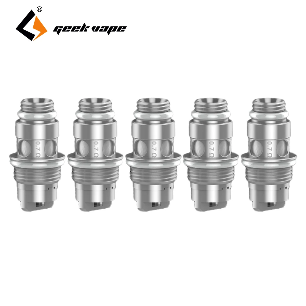 Original 5pcs Geekvape NS Coil 0.7ohm NS Mesh Coil & 1.2ohm NS Coil E-cig Vape Coil for Geekvape Frenzy Pod Kit
Original 5pcs Geekvape NS Coil 0.7ohm NS Mesh Coil & 1.2ohm NS Coil E-cig Vape Coil for Geekvape Frenzy Pod Kit
