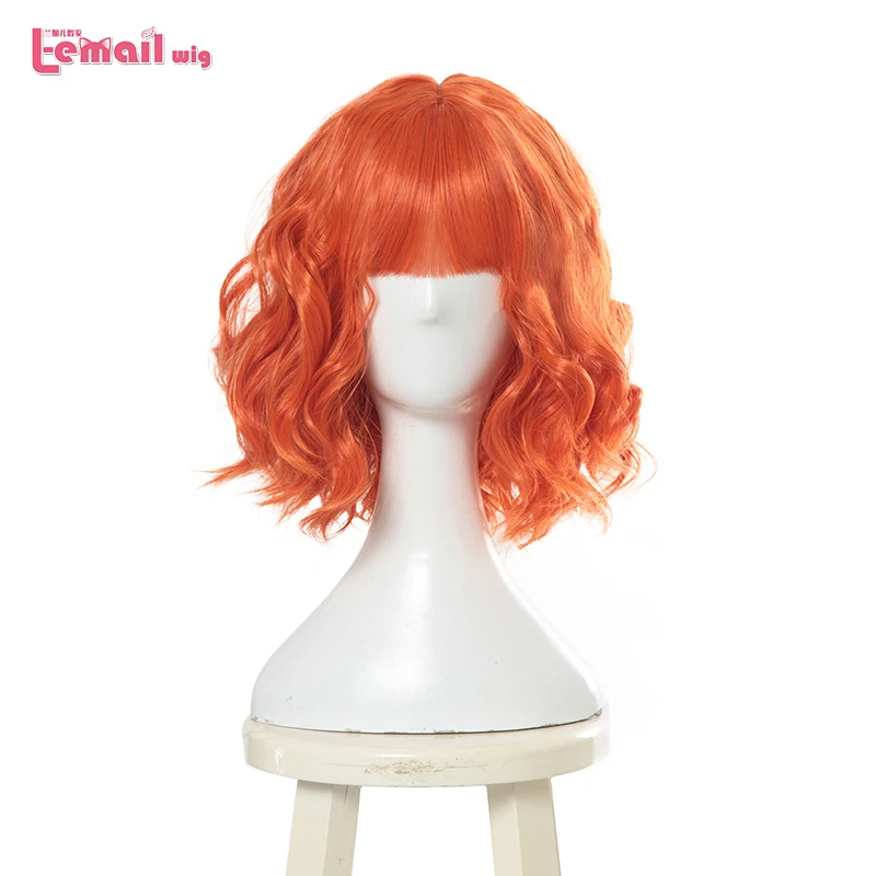 L-email wig New Women Wigs 30cm/11.81inch Short Curly Orange Heat Resistant Synthetic Hair Perucas Cosplay Wig
L-email wig New Women Wigs 30cm/11.81inch Short Curly Orange Heat Resistant Synthetic Hair Perucas Cosplay Wig