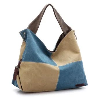 KVKY Woman Patchwork Handbag Canvas Shopper Bag Women Shoulder Bags Messenger Tote Canvas Women Hand Bags Vintage Casual Bag
KVKY Woman Patchwork Handbag Canvas Shopper Bag Women Shoulder Bags Messenger Tote Canvas Women Hand Bags Vintage Casual Bag