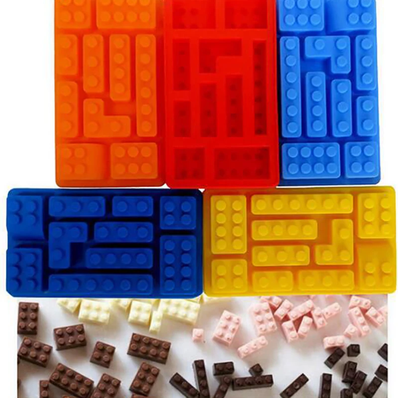 1PCS 10Hole Lego Brick Blocks Shaped Rectangular DIY Chocolate Silicone Mold Ice Cube Tray Cake Tools Fondant Tetris Moulds
1PCS 10Hole Lego Brick Blocks Shaped Rectangular DIY Chocolate Silicone Mold Ice Cube Tray Cake Tools Fondant Tetris Moulds