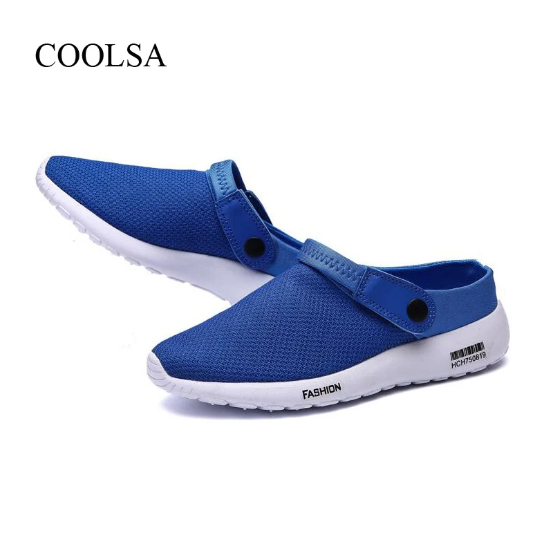COOLSA Men's Summer Mesh Solid Slippers New Beach Hole Flip Flops Men's Simple Comfortable Outdoor Flat Slides Large Size Hot
COOLSA Men's Summer Mesh Solid Slippers New Beach Hole Flip Flops Men's Simple Comfortable Outdoor Flat Slides Large Size Hot