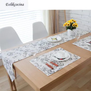 Free Shipping Big Black Flowers Table Runner Linen Cotton Corredor De Mesa Tafelloper Kahve Caminos Tafel Loper kaffe Chemin
Free Shipping Big Black Flowers Table Runner Linen Cotton Corredor De Mesa Tafelloper Kahve Caminos Tafel Loper kaffe Chemin