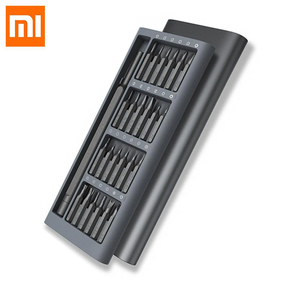 Xiaomi Mijia Wiha Daily Use Screw driver Kit 24 in 1 Precision Magnetic Bits Aluminium Home Multi-function Hand Tool Set Kit
Xiaomi Mijia Wiha Daily Use Screw driver Kit 24 in 1 Precision Magnetic Bits Aluminium Home Multi-function Hand Tool Set Kit