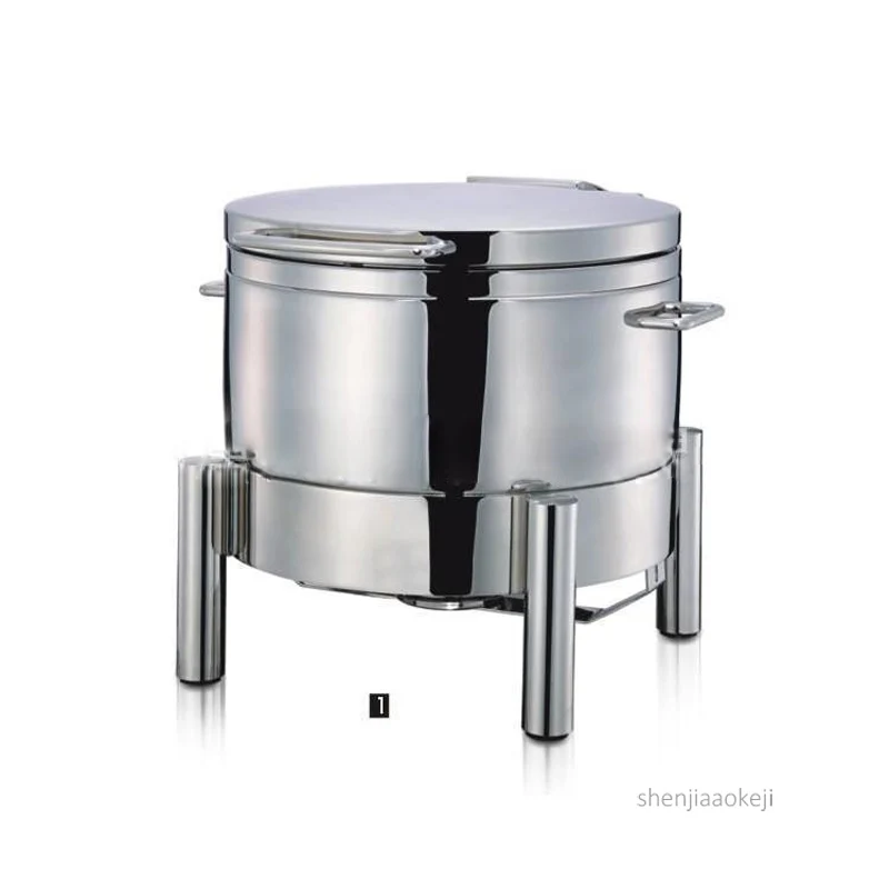 

Commercial buffet soup stove hydraulic stainless steel/glass lid holding furnace Food warmer machine Restaurant cooking pot 11L