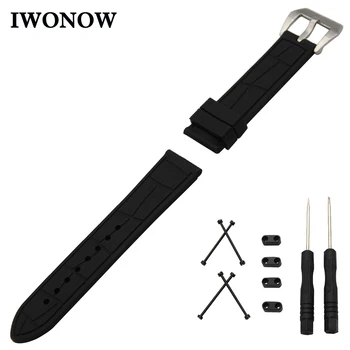 Silicone Rubber Watch Band 24mm for Suunto Core Stainless Steel Pre-v Buckle Strap Wrist Belt Bracelet Black + Lug Adapter +Tool
Silicone Rubber Watch Band 24mm for Suunto Core Stainless Steel Pre-v Buckle Strap Wrist Belt Bracelet Black + Lug Adapter +Tool