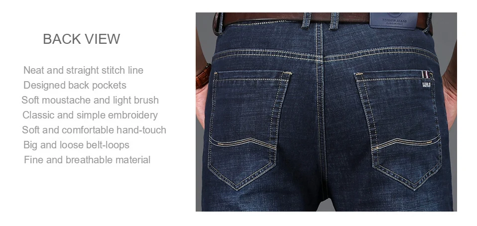 NIGRITY Man Jeans 2020 New Fashion Business Casual Denim Pants Men Straight Cut Slight Stretch Trousers Large Size 29-42 4 Color NIGRITY Man Jeans 2020 New Fashion Business Casual Denim Pants Men Straight Cut Slight Stretch Trousers Large Size 29-42 4 Color