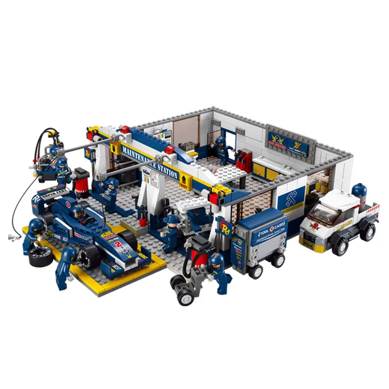 741pcs F1 Car Repair Station Legoed Puzzle Assembling Model Building Blocks Kit Toys Gifts
741pcs F1 Car Repair Station Legoed Puzzle Assembling Model Building Blocks Kit Toys Gifts