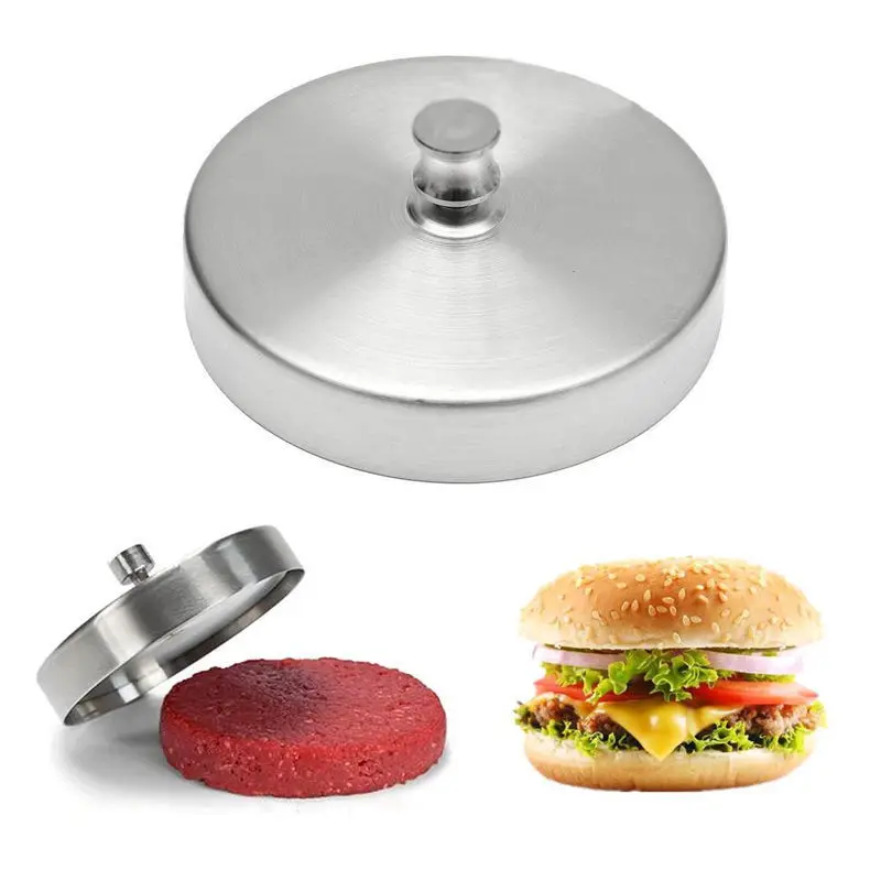 Single Hamburger Burger Press Maker Mould Mold Kitchen BBQ Barbecue Moon cake Mold Eco-friendly Stainless Steel Tools
Single Hamburger Burger Press Maker Mould Mold Kitchen BBQ Barbecue Moon cake Mold Eco-friendly Stainless Steel Tools