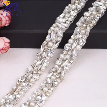 XFX VENUS Wholesales 10 Pieces Rhinestone applique Belt Beaded hot fix rhinestone appliques for wedding dress headdress
XFX VENUS Wholesales 10 Pieces Rhinestone applique Belt Beaded hot fix rhinestone appliques for wedding dress headdress