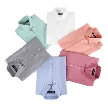 Men's Pure Cotton Oxford Long Sleeve Shirt Business work shirts soft Long sleeve square collar regular Office Solid Color Long S
Men's Pure Cotton Oxford Long Sleeve Shirt Business work shirts soft Long sleeve square collar regular Office Solid Color Long S