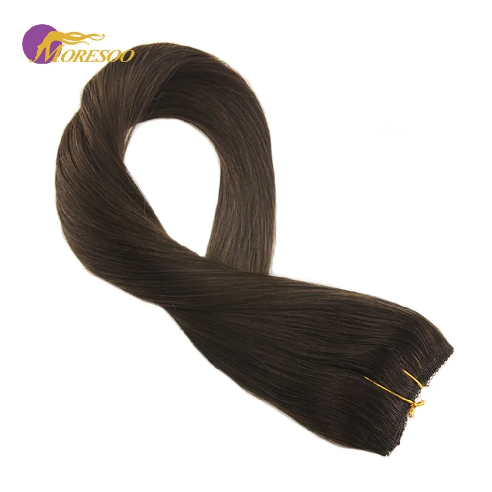 Moresoo 12-22 inch Flip in Extensions Real Remy Human Hair Extensions Darkest Brown Color #2 Fishing Line Flip On Hair 50-100G
Moresoo 12-22 inch Flip in Extensions Real Remy Human Hair Extensions Darkest Brown Color #2 Fishing Line Flip On Hair 50-100G