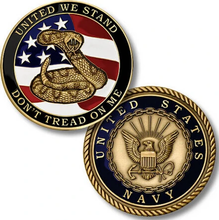 Wholesale U.S. Navy Seal / Don't Tread on Me - Challenge Coin custom army coins soft enamel round Coins hl50230
Wholesale U.S. Navy Seal / Don't Tread on Me - Challenge Coin custom army coins soft enamel round Coins hl50230