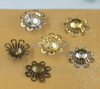 15x4mm Vintage Filigree Flower Beads Caps European Charms Hair Clasp Bu Yao Accessories DIY Findings Multi-Color Plated
15x4mm Vintage Filigree Flower Beads Caps European Charms Hair Clasp Bu Yao Accessories DIY Findings Multi-Color Plated