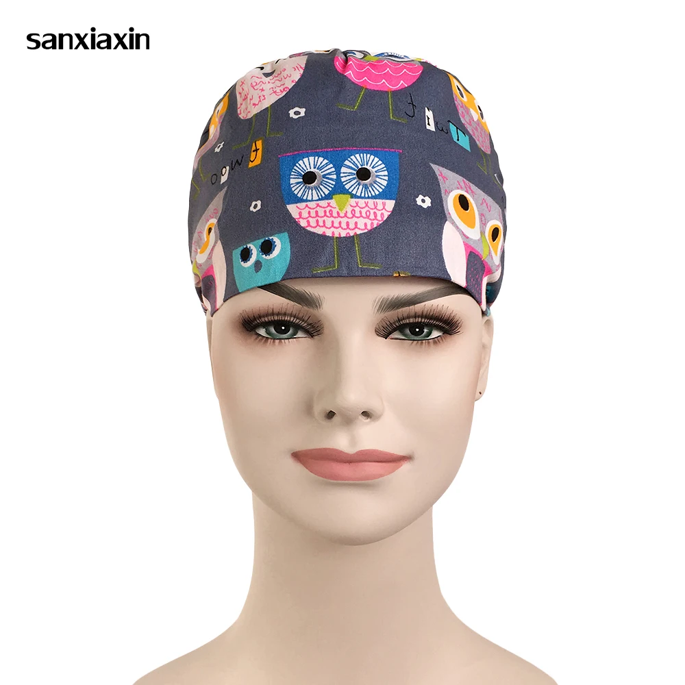 New Cartoon owl print Beauty salon Hats Lab Hospital medical Surgical Cap Medical Scrub Operation Caps adjustable surgical cap
New Cartoon owl print Beauty salon Hats Lab Hospital medical Surgical Cap Medical Scrub Operation Caps adjustable surgical cap