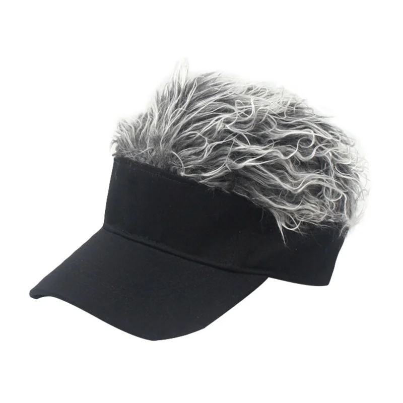 Men Women Unisex Sunshade Golf Cap Baseball Outdoor Sports Fake Flair Hair Sun Visor Hat
Men Women Unisex Sunshade Golf Cap Baseball Outdoor Sports Fake Flair Hair Sun Visor Hat